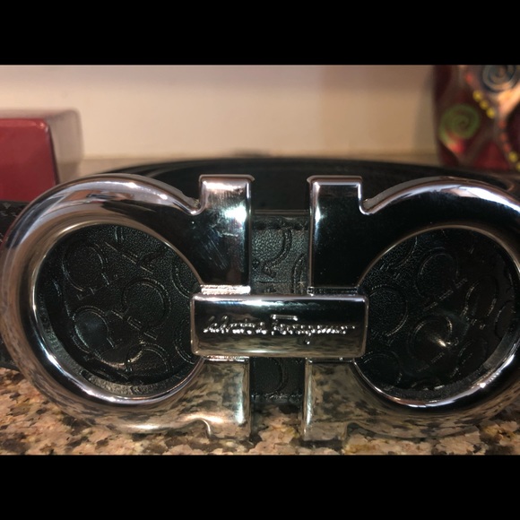 Ferragamo belt blue - Picture 1 of 6